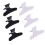48Pcs Salon Hair Clips Assorted Colors Durable ABS Sectioning Clips 1