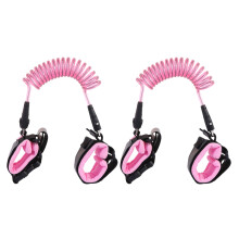 6Pcs Pink Kids Anti Lost Wrist Band Comfortable Prevent Lost Strap