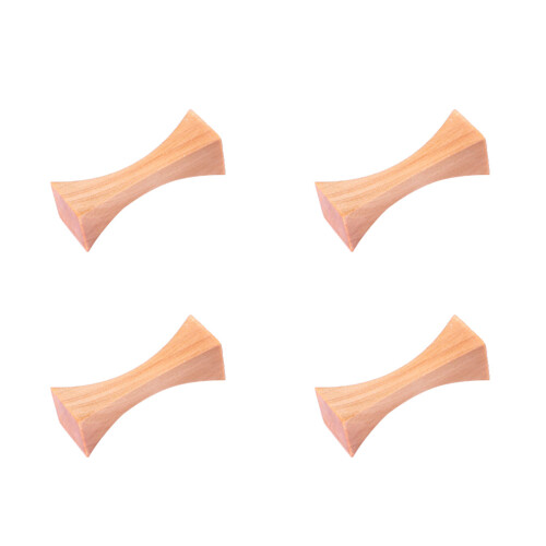 8Pièces Repose-Baguettes Bois Kaki Raffiné