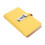 2Pcs Savings Tracker Binder with Lock Yellow PU Durable Budget Book 1