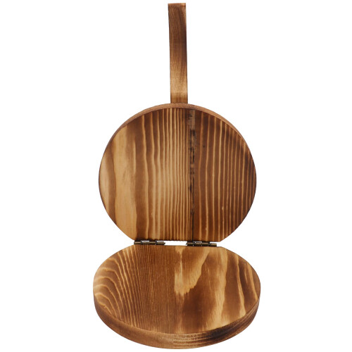 2Pcs Light Brown Wooden Dough Mold Dumpling Wrapper Maker for Cooking