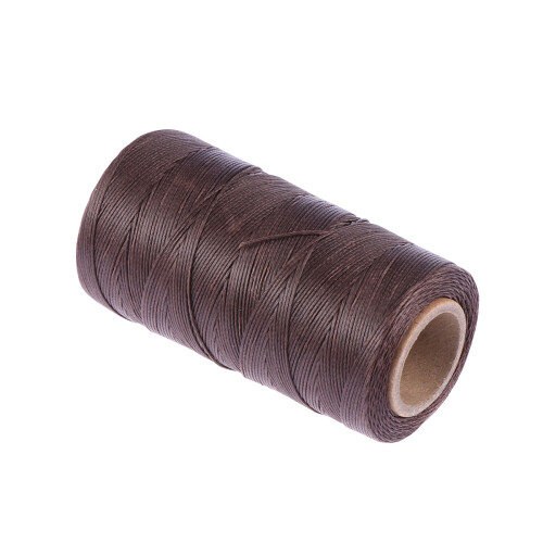 2Pcs Coffee Flat Wax Line Stitching Thread for Goods Sewing