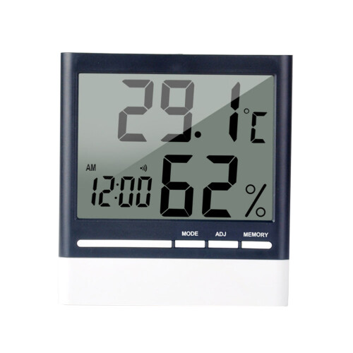 2Pcs Multi-Function Digital Temperature Humidity Meter for Indoor Use