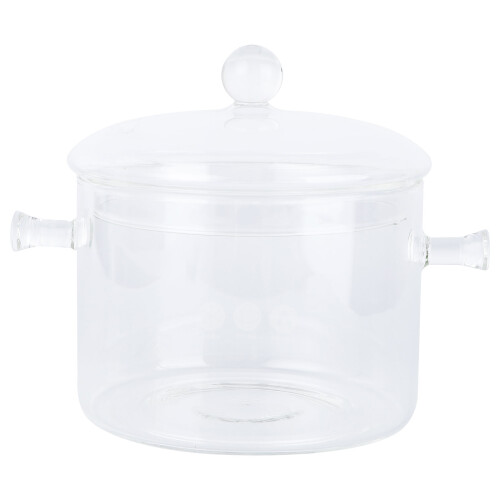 2Pièces Casserole Verre Multiusage Odeur Facile À