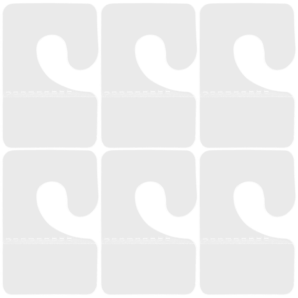 200Pcs Clear Pvc Hanging Tabs Self Adhesive Sticker Hooks For Shop Use 3651087858427