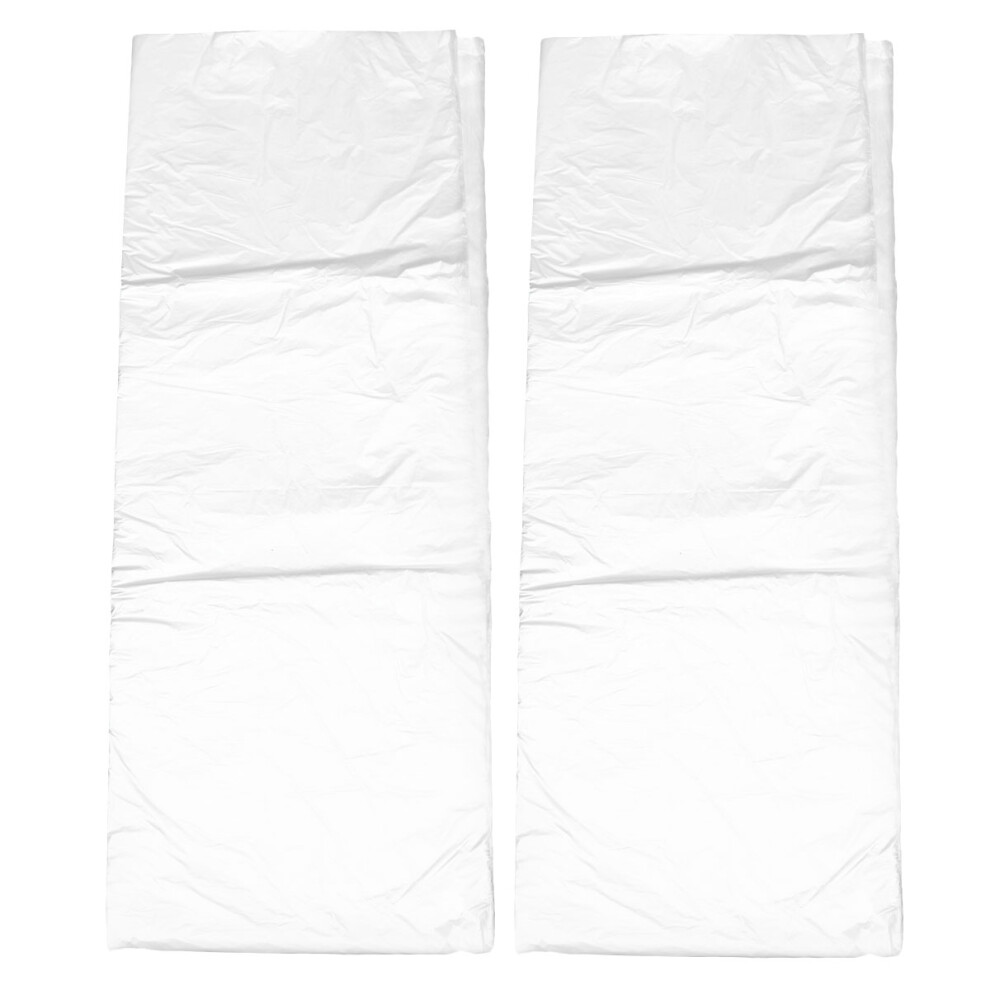 Solustre White 200Pcs Disposable Hairdressing Cloth Pe Waterproof Salon Gown