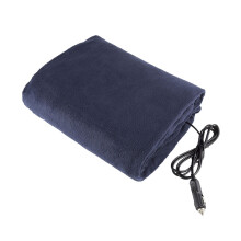 2Pcs Auto Blue 12V Polyester Travel Use