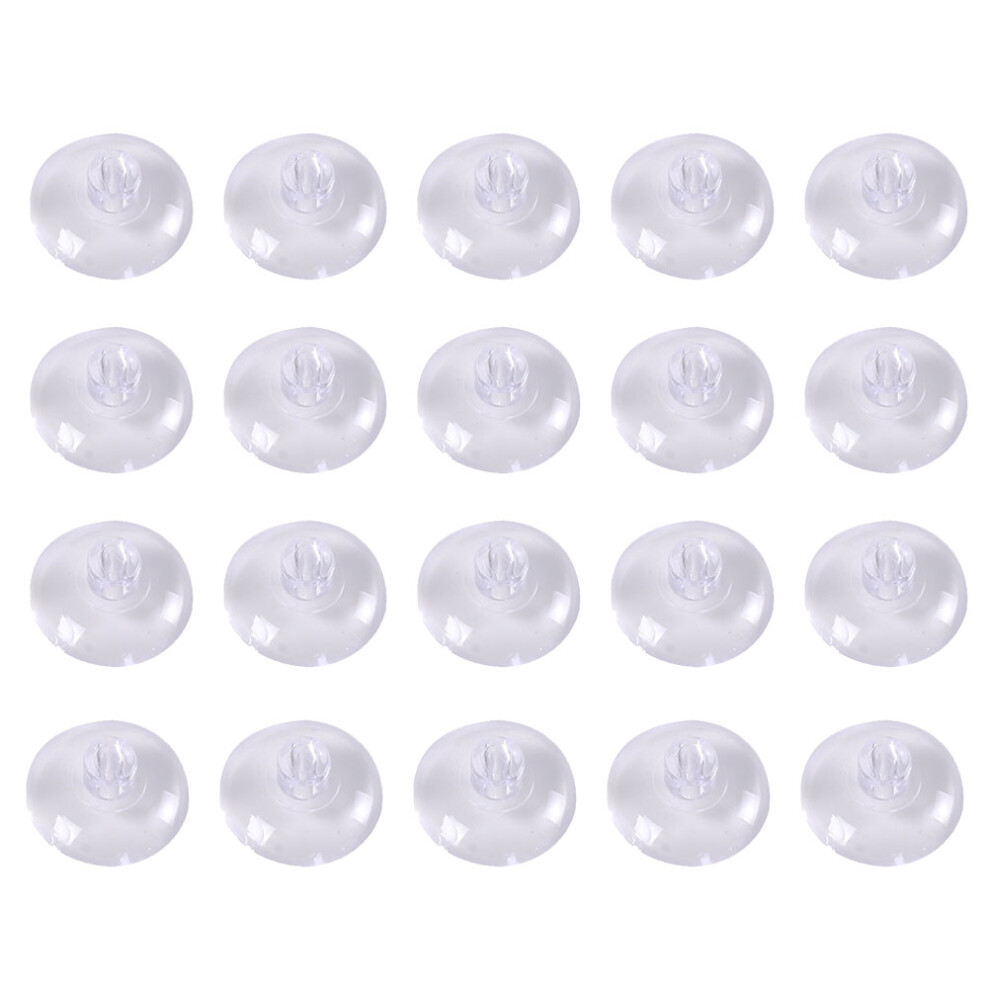 60Pcs Transparent Suction Cups Clear Plastic For Hanging Light Items 3651087861151