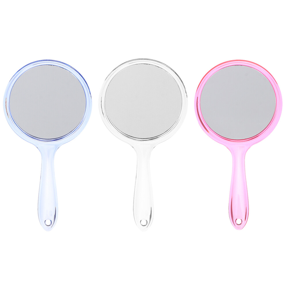 Solustre 9Pcs Dual-Sided Handheld Cosmetics Mirrors Assorted Use