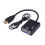 2Pcs Active to Vga Converter Adapter with Audio for Pc TV Projector 1
