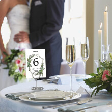 Table Number Holders 20Pcs - 2 Inch Place Card Holder Short Table Number Stands for Wedding Party (Silver)