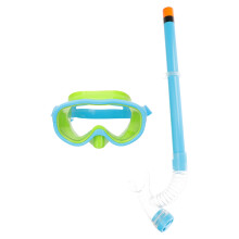 3Ensembles Palmes Tubas Enfant Durable Anti-Buée Coloré