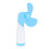 2Pcs Adjustable Angle Mini Battery Powered Handheld Fans Blue 1