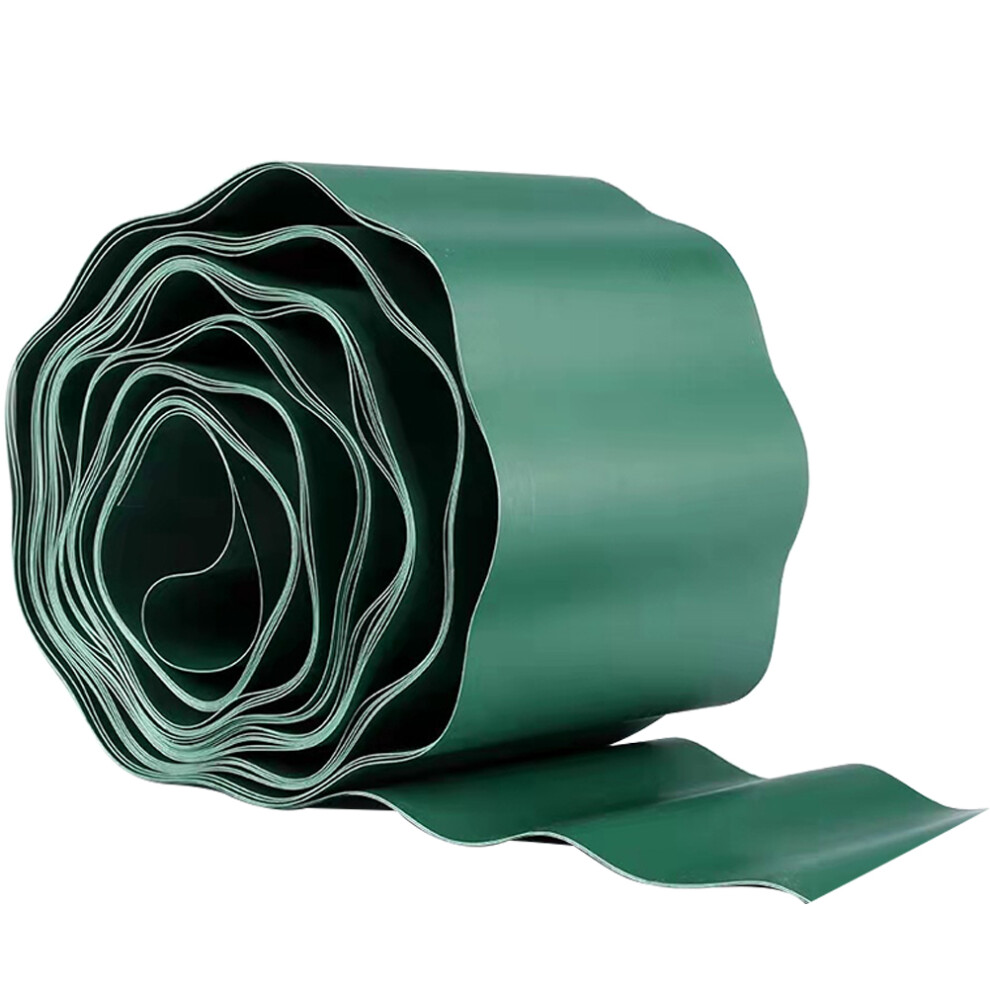 Green Plastic Garden Fence Lawn Edging Flexible Decorative Border 3651242280889