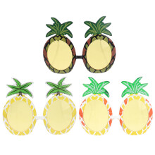 9Pcs Hawaii Party Glasses Assorted Color Funny Pineapple Photo Props