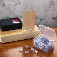 100 Pcs Self Adhesive Sneeze Guard Holder Acrylic Panels Name Tag Holders for Desks Ticket Sign Adhesive Clips