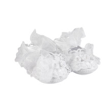 2Pairs White Lace Girl Shoes Infant Shoes Comfortable