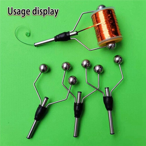 2PC Double  Bi-Ceramic Tip Fly Attaching Bobbin Holder pour Standard Bobbin Fishing Flyes Leurre Baits Making Tool 2
