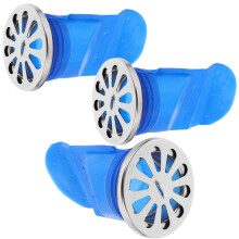 6Pcs Blue Silicone Floor Drain Cores Durable Sewer Backflow Preventer