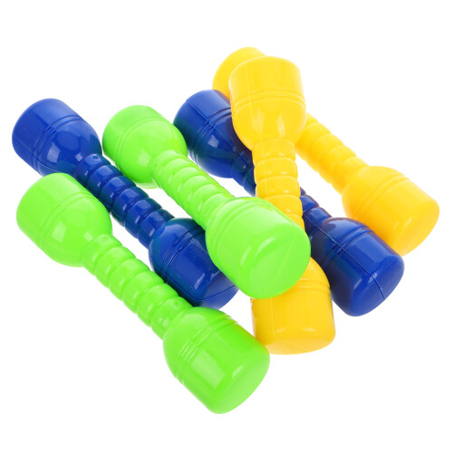 18Pcs Plastic Kids Dumbbells Hand Weights for Exercise and Play