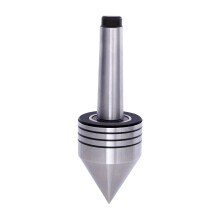 2Pcs Silver Live Tailstock Centers 40Cr Steel for Lathe Work