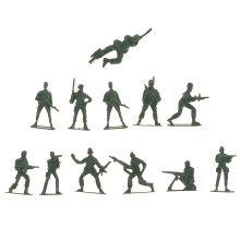 288Pcs Green Plastic Soldier Models Toy Set for Kids Imaginative Play