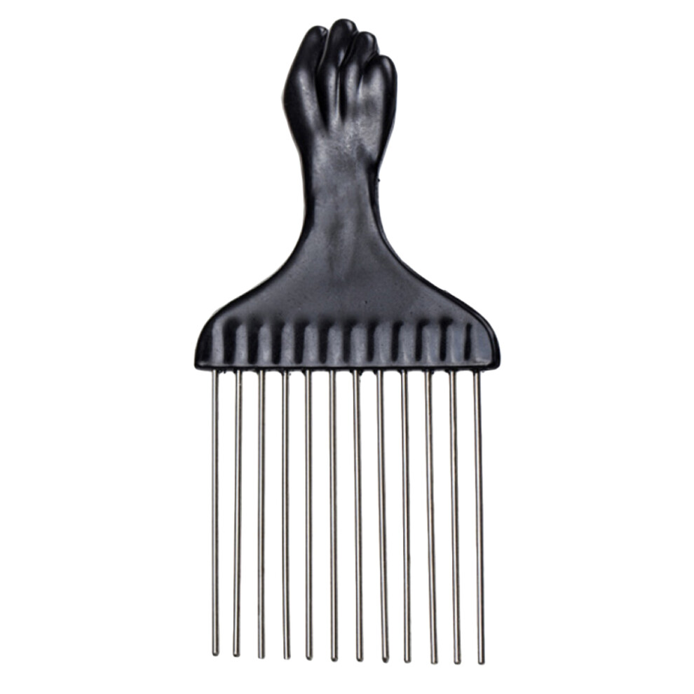 Artibetter Unisex Black 6Pcs Wide Comb Hair Brush With Smooth Teeth For Adults And Kids