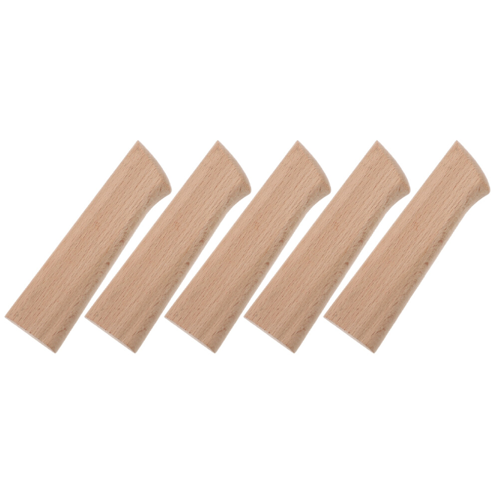 10Pairs Sturdy Wooden Kitchen Cutter Handles Non-Skid Replacement Grip 3652056624937