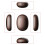 Coffee Bean Shape Magnetic Hand Warmer Split  Portable Double Sided Heating Rechargeable Warmer Winter  B 7