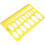 3Pcs Architecture Measuring Tool Orange Ellipse Drawing Templates Kit 1