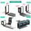 Vertical GPU Mount Bracket, 3 Slots  Card Holder with Hardware, EGPU Dock, External GPU Docking Station 5