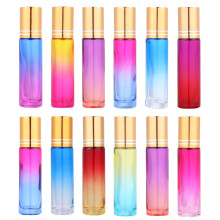 36Pcs Glass Roller Bottles for Oils Assorted Color Refillable Perfume