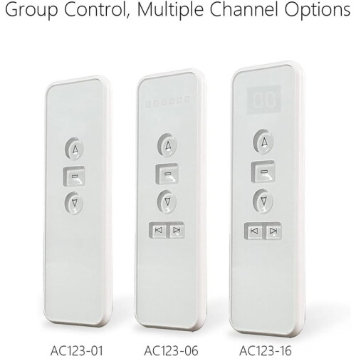 Télécommande AC123-06, Télécommande pour Stores, Télécommande 433 MHz Compatible avec Stores Enrouleurs, Stores et Auvents Motorisés 1