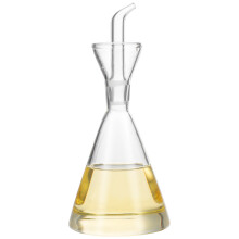 3Pcs Transparent Oil Dispenser Bottles with Spill-Free Drip Neck