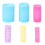 3Sets Lightweight Plastic Hair Rollers for Styling Hair Curls Assorted 1