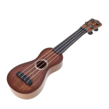 2Pcs Small Ukulele for Beginners Coffee 4 Strings Durable Kids Guitar