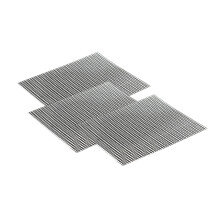 6Pcs Black Non-Stick Bbq Grill Mat Barbecue Grid Mat for Meat and Veg