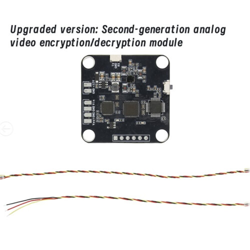 2 in 1 Upgraded FPV Video Scrambler TX Scrambling Encryption Board RX Decryption Board 8 Set of Encryption Sequences 1
