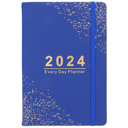 5Pcs Daily Use Portable Planner Organizer Blue Academic Book