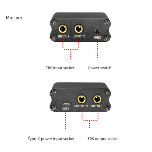Wireless Microphone Feedback Suppressor Microphone Anti-Howling Frequency Shift Processor Portable Charging 1