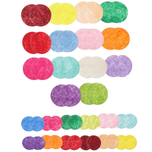 300Pcs Felt Fabric Sheets for DIY Ornaments Felt Flowers