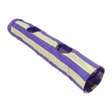 2Pcs Small Pet Playing Tunnel Blue Foldable Cat and Kitten Tunnel Toy