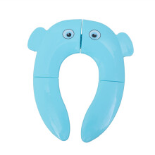 3Pcs Foldable Blue Toilet Seat Child Potty Soft Comfortable Use