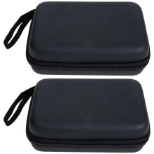 8Pcs Black Cable Organizer Bag for Electronics Earphone Data Storage