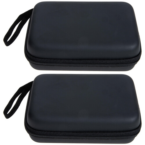 8Pcs Black Cable Organizer Bag for Electronics Earphone Data Storage