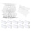 2Sets White Vertical Blind Chain Set Plastic Beaded Clips for Curtains 1