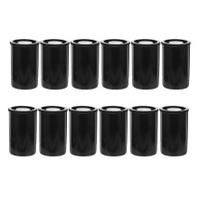 108Pcs Black Plastic Film Canisters with Lid for Roll Film Storage