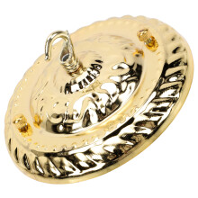 3Pcs Vintage Golden Pendant Light Holders Ceiling Plate for Home Use