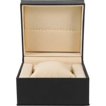 3Pcs Black Single Watch Box Durable Storage Case for Men Jewelry Use