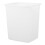 2Pcs White Thickened Plastic Water Containers Milk Buckets for Kitchen 1